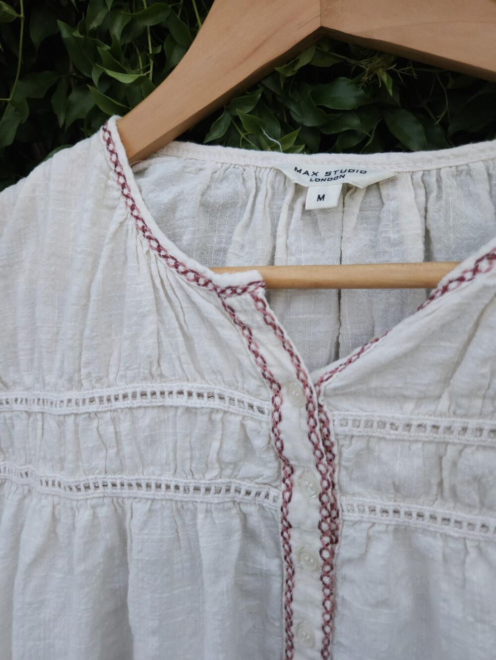 Max Mara Embroidered Box top - Picture 3 of 4